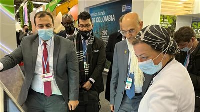 الجناح المصرى فى جلاسكو يشهد زيارات عدد من الوزراء العرب والعالم