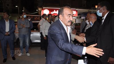 أبو عيطة وسيد عبد العال يحضران عزاء عبد الغفار شكر بالمعادي| صور