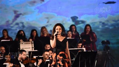 ريهام عبد الحكيم وشرارة يتألقان بأعمال جمال سلامة في افتتاح مهرجان الموسيقى العربية | صور