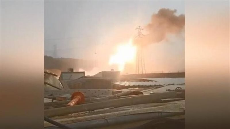 انفجار بمحطة للطاقة