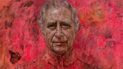 الملك تشارلز يكشف عن أول لوحة تجسده منذ تتويجه