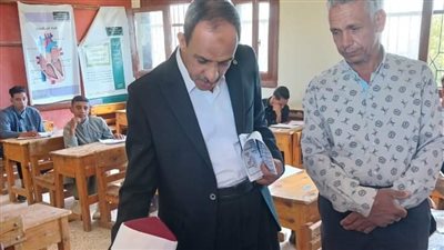 انطلاق قطار امتحانات الشهادتين الابتدائية والإعدادية الأزهرية بالوادي الجديد 