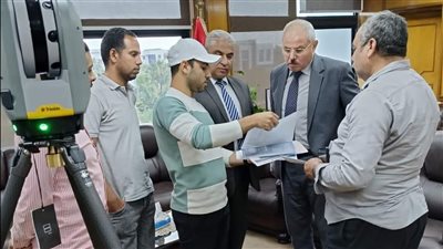 آداب القناة تستحدث أجهزة رفع مساحي لتدريب الطلاب (صور) 