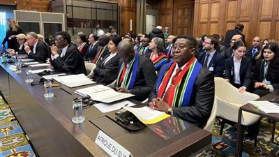 ممثل جنوب أفريقيا بالعدل الدولية: يجب حماية المدنيين الفلسطينيين ومحاسبة مجرمي الحرب