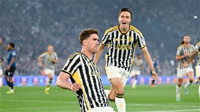 نهائي كأس إيطاليا، يوفنتوس يتقدم على أتالانتا 0/1 في الشوط الأول 