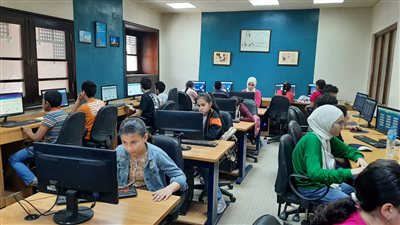 تنظيم دورات في مجال الذكاء الاصطناعي للأطفال بمكتبة مصر العامة بدمنهور