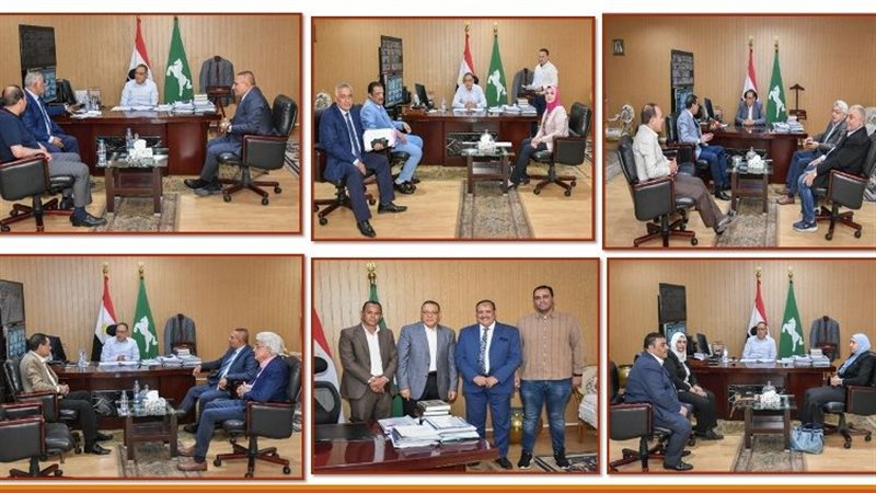 محافظ الشرقية يلتقي
