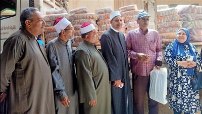 تضامن الدقهلية تتسلم 8 طن من سلة مواد غذائية لتوزيعها على الأسر الأولى بالرعاية 