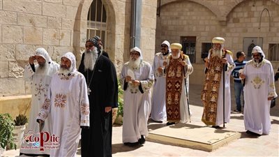 رسامة راهبين جديدين لدير الأنبا أنطونيوس بالقدس 