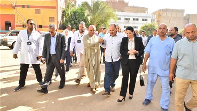 محافظ أسيوط ومساعد وزير الصحة يتفقدان موقع إنشاء مستشفى القوصية الجديد (صور)