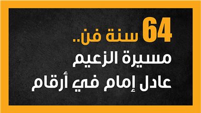 64 سنة فن.. مسيرة الزعيم عادل إمام في أرقام (إنفوجراف)