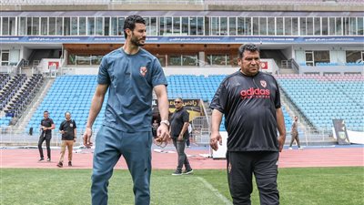 ذهاب نهائي دوري الأبطال، الأهلي يعاين ملعب رادس قبل موقعة الترجي (صور)