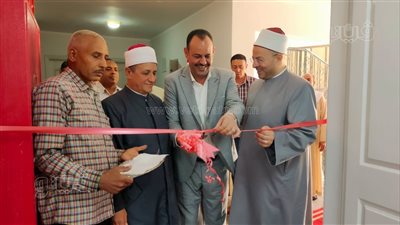 افتتاح مسجد الوحدة المحلية في ببا ببني سويف (صور)