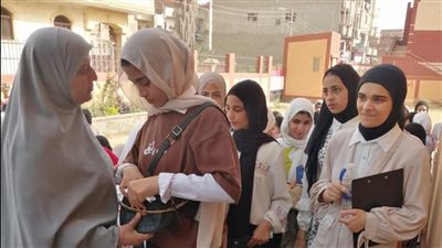 انتظام لجان امتحانات الشهادة الإعدادية في الدقهلية (صور) 