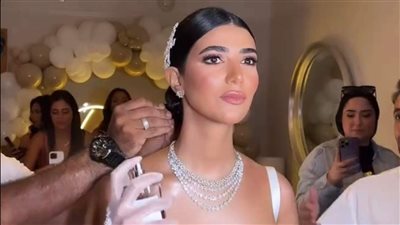 أول لقطات من حفل زفاف الفنانة ريم سامي