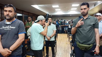 دقيقة حداد في المؤتمر الصحفي للزمالك على روح مراسل بي إن سبورت