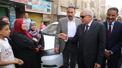 محافظ الجيزة يتابع انطلاق ماراثون امتحانات الشهادة الإعدادية (صور)