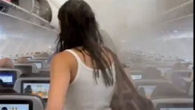 ملابس الركاب غرقت، الأمطار تتساقط داخل طائرة متجهة إلى نيويورك (فيديو)