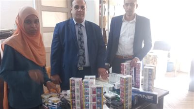 حملة تموينية على محلات السجائر بالإسكندرية 