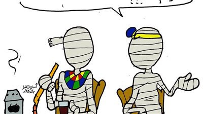 ارتفاع درجات الحرارة في كاريكاتير فيتو