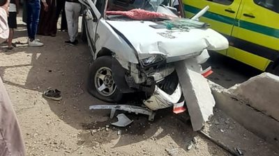 مصرع وإصابة 6 أشخاص في حادث تصادم بأسيوط