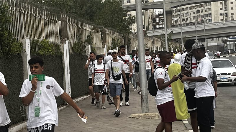 توافد جماهير الزمالك،فيتو
