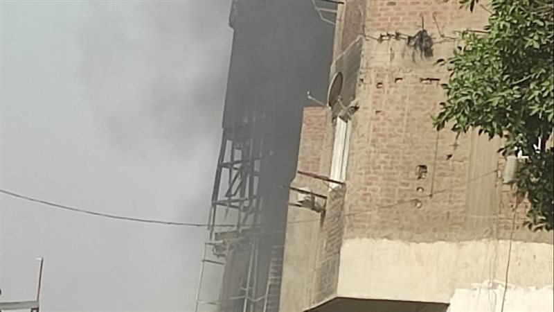 حريق بمنزل بشبرا
