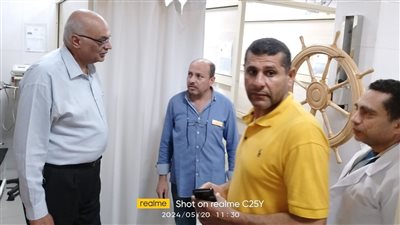 مدير فرع التأمين الصحي بالشرقية يفاجئ عيادة ديرب نجم بزيارة 