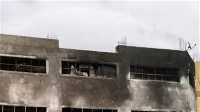 حريق يلتهم مصنعا فى أكتوبر 