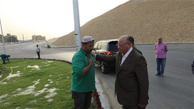 محافظ القاهرة يتفقد المحاور الجديدة 