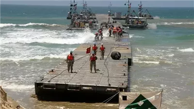 سنتكوم: وصول نحو 569 طن مساعدات لغزة عبر الرصيف البحري