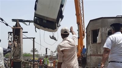 التحفظ على سائق الميكروباص المتسبب في حادث معدية أبو غالب 