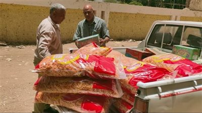 ضبط 15 شيكارة مقرمشات بدون تاريخ إنتاج وتحرير 16 محضر عدم إعلان الأسعار بالأقصر 