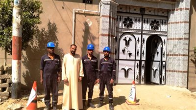 توصيل الغاز الطبيعي إلى 5940 منزلا في برديس بسوهاج 