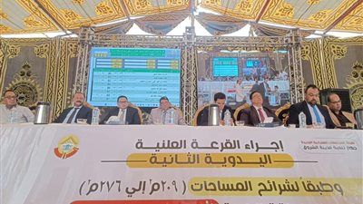 تخصيص 200 قطعة بالقرعة العلنية لأراضي تم توفيق أوضاعها بالشروق