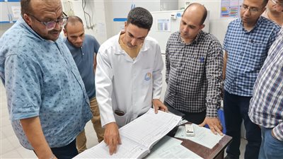 رئيس مياه سوهاج يتفقد مشروعات الصرف الصحى بطما