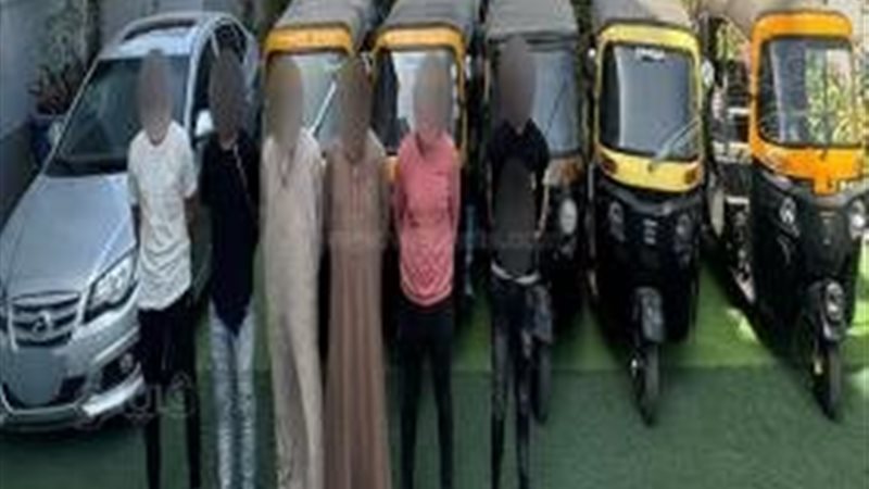 حملة أمنية تضبط 9