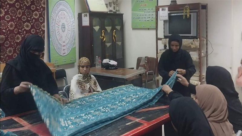 جانب من تنفيذ ورش