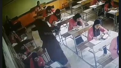 وكيل تعليم كفر الشيخ يكرم معلمة فوه صاحبة فيديو التهوية على الطالبات