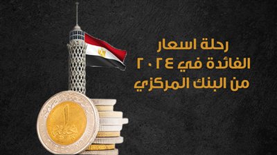 رحلة أسعار الفائدة في 2024 من البنك المركزي (انفوجراف)