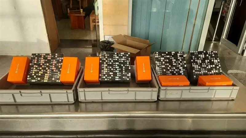 المضبوطات بحوزة رجال