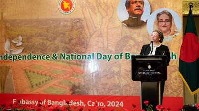 وزيرة البيئة تشارك في احتفال بنجلاديش باليوم الوطني لاستقلالها
