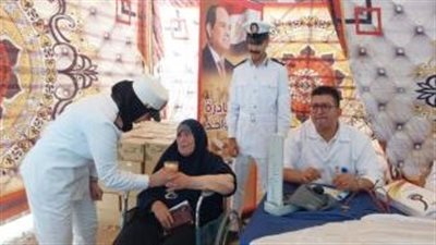 الداخلية تنظم قافلة إنسانية وطبية في جنوب سيناء