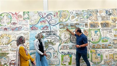 طلاب العمارة يشاركون في تخطيط مدينة المنصورة الجديدة (صور) 