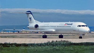 هبوط اضطراري لطائرة تابعة للخطوط الجوية الإيرانية