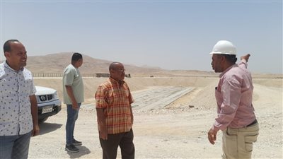 رئيس مدينة الطود يتابع مشروع إنشاء محطة معالجة الصرف الصحي