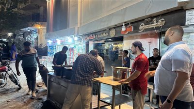 رفع 2900 حالة تعد وإشغالات للمقاهي والكافيهات بحدائق الأهرام (صور)