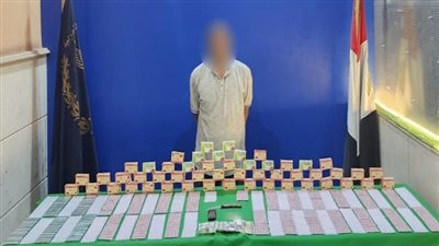 ضبط كميات من المخدرات بحوزة 6 عناصر إجرامية (صور)