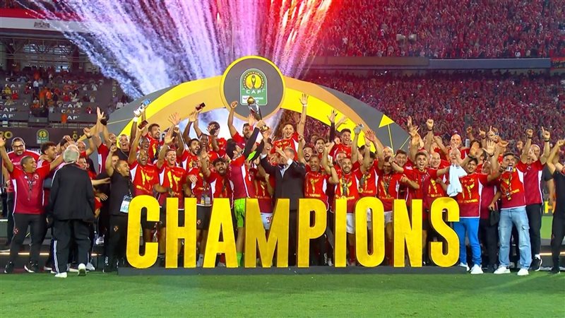 احتفالات الأهلي ببطولة