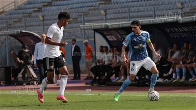 الدوري المصري، بيراميدز يتقدم على الجونة في الشوط الأول